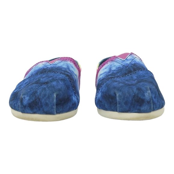 Skechers BOBS Swedish Phish Shoe US 7 UK 4 EU 37 Slip On Flats Tie Dye Fabric - Picture 4 of 11